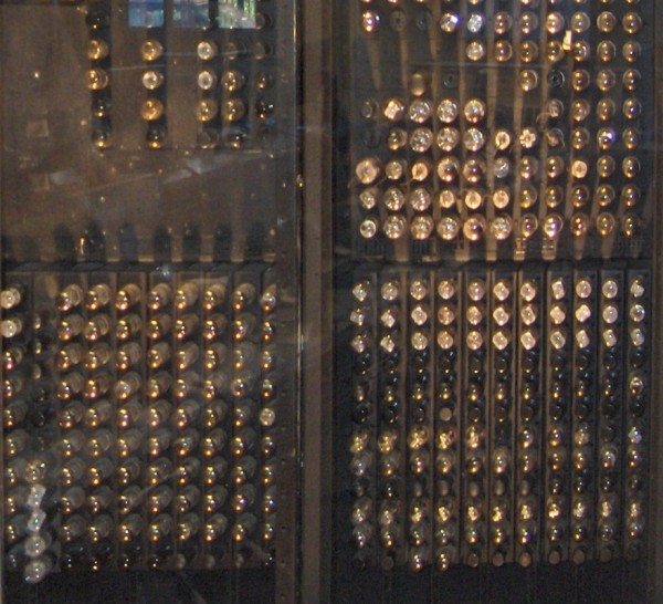 ENIAC panel tubes