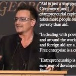 Why is what Bono said so shocking to some?